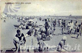 la spiaggia di Cesenatico