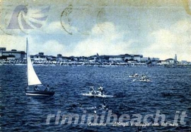 La spiaggia di Cesenatico dal mare