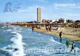 la spiaggia di Cesenatico