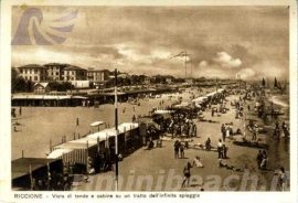 La spiaggia di Riccione