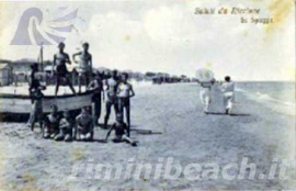 La spiaggia di Riccione