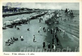 La spiaggia di Riccione