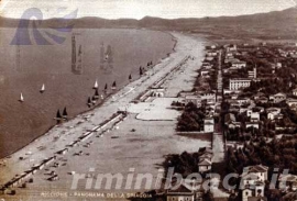 Riccione - Panorama della spiaggia