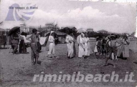 Vita di spiaggia a Rimini