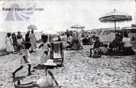 Vita di spiaggia a Rimini