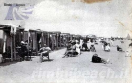 Vita di spiaggia a Rimini