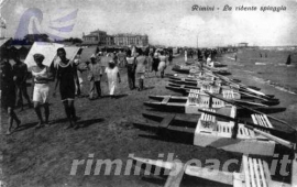 Vita di spiaggia a Rimini