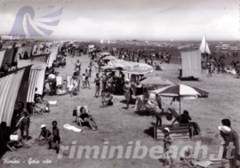 Vita di spiaggia a Rimini