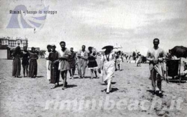 Vita di spiaggia a Rimini