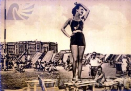 Vita di spiaggia a Rimini