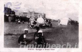 Vita di spiaggia a Rimini