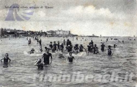 Vita di spiaggia a Rimini