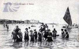 Vita di spiaggia a Rimini