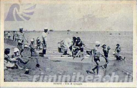 Vita di spiaggia a Rimini