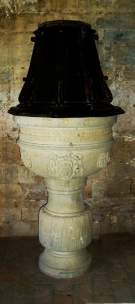 abbazia montetiffi Fonte Battesimale