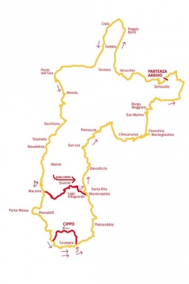 Percorso Granfondo Marco Pantani