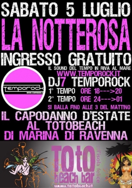 Toto Beach Notte Rosa