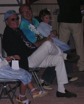 Arbore ed Albertino a Villa Mussolini