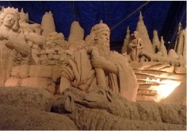 Bambini Presepe Di Sabbia Torre Pedrera