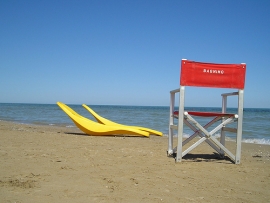Cabine spiaggia sottoterra