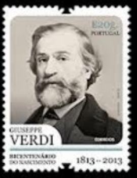 Francobollo Giuseppe Verdi 2013