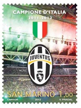 Francobollo scudetto Juventus