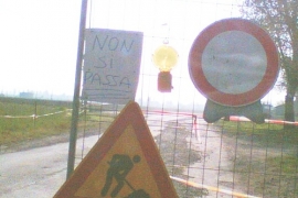Inizio lavori pubblici Cattolica
