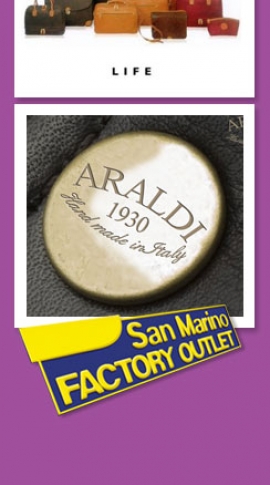 Negozio Araldi Bric's San Marino Outlet
