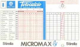 Schedina Totocalcio