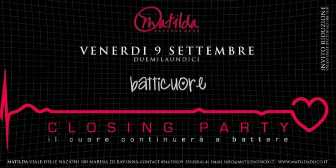 Closing Party Matilda Disco Closing Party Matilda Disco