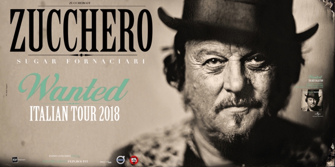 Concerto Zucchero a Pesaro: Tour 2018 Wanted - Un'altra storia