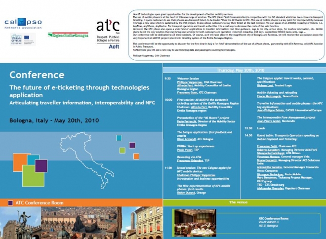 Convegno Bigliettazione Elettronica Bologna e Ravenna Convegno Bigliettazione Elettronica Bologna e Ravenna
