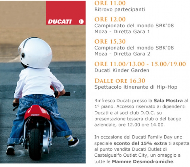 Ducati Family Day Ducati Family Day