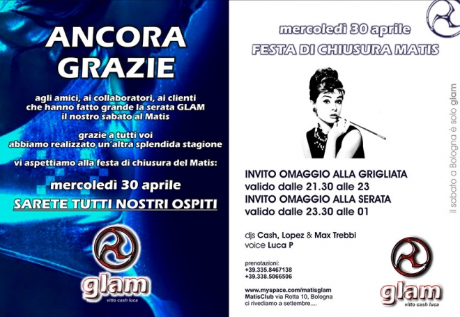 Festa Chiusura Matis Bologna