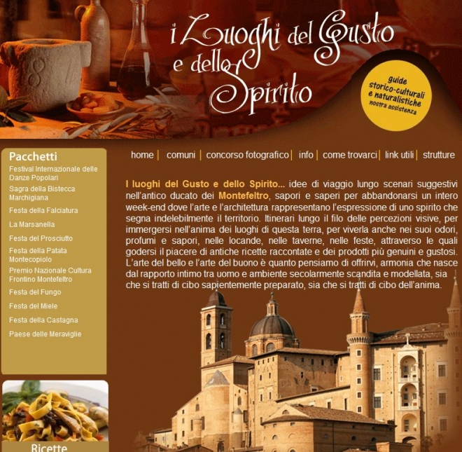 I Luoghi del Gusto e dello Spirito nel Montefeltro