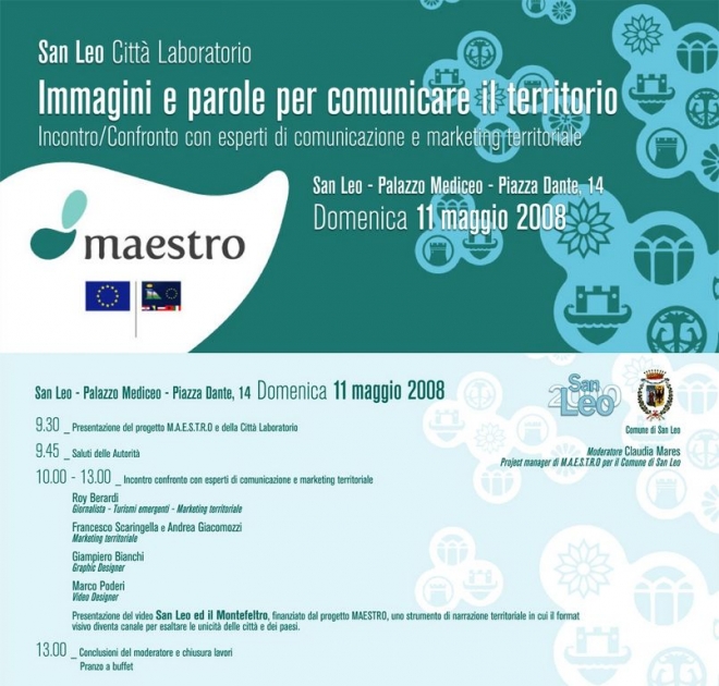 Immagini e Parole per Comunicare un Territorio Immagini e Parole per Comunicare un Territorio