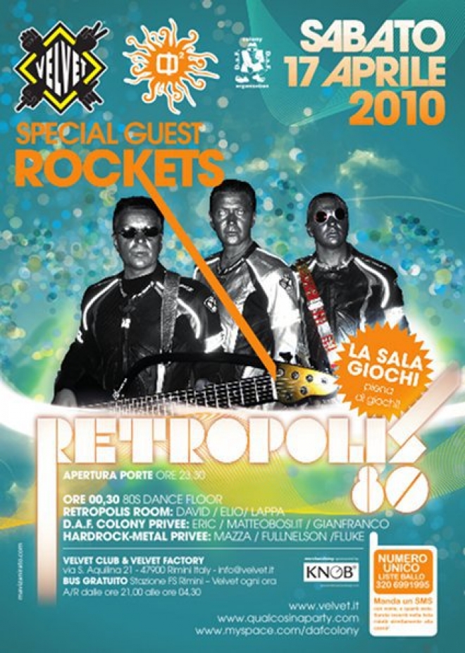 Rockets Velvet Rimini Rockets Velvet Rimini