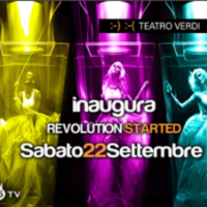 Sabato Revolution Started Teatro Verdi Cesena Sabato Revolution Started Teatro Verdi Cesena