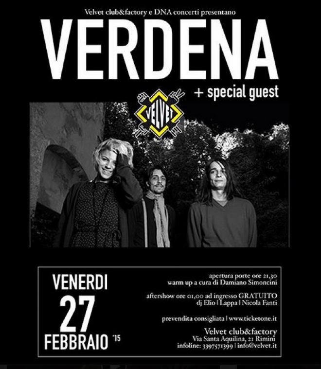 Verdena 2015 Tour