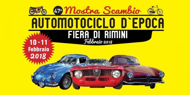Mostra scambio Auto e Moto d’Epoca Rimini 2018