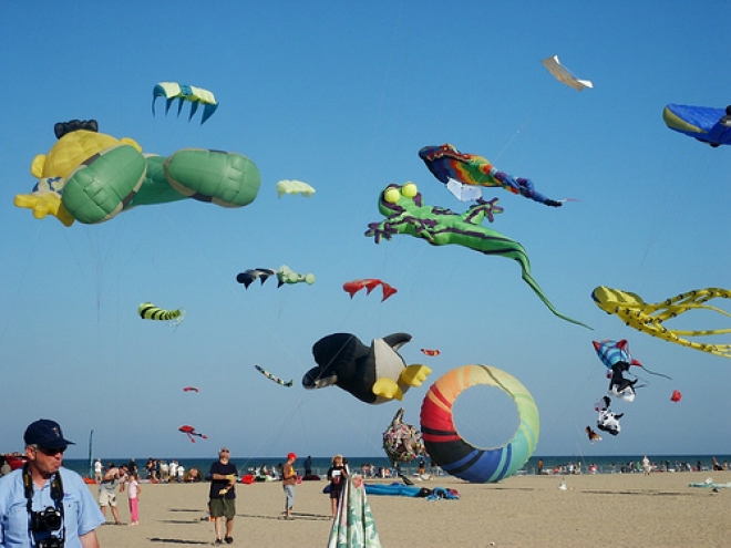 Aquiloni spiaggia Misano Aquiloni spiaggia Misano