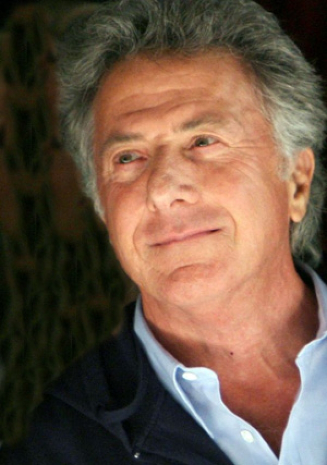 Dustin Hoffman a Urbino per lo spot per la Regione Marche Dustin Hoffman a Urbino per lo spot per la Regione Marche