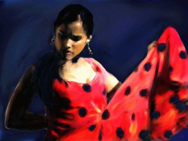 Il flamenco di Diana accende il Cobà