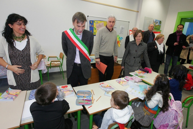 Inaugurazione scuola Villaggio I Maggio