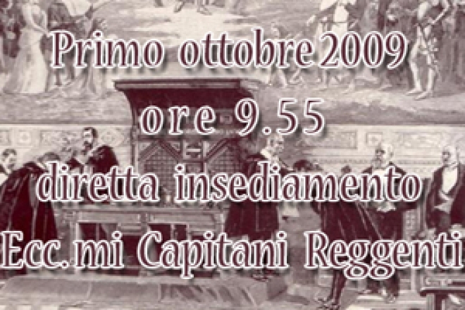 Insediamento Capitani Reggenti San Marino Insediamento Capitani Reggenti San Marino