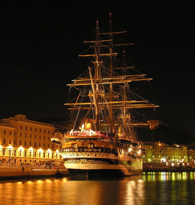 La Amerigo Vespucci a Ravenna La Amerigo Vespucci a Ravenna