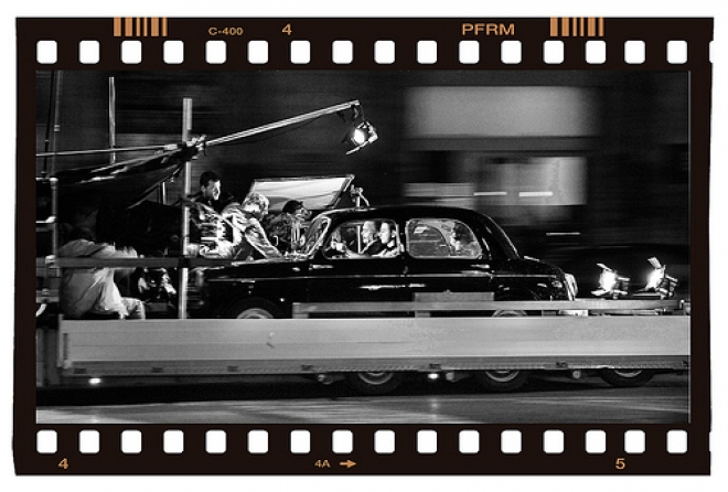La Littizzetto sul set di Rimini La Littizzetto sul set di Rimini