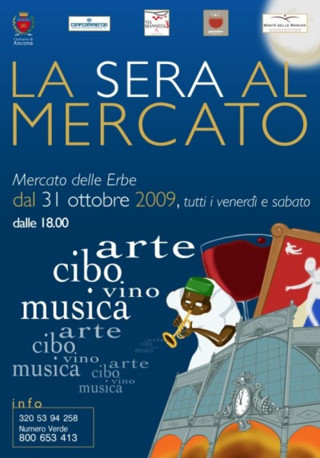La sera al mercato La sera al mercato