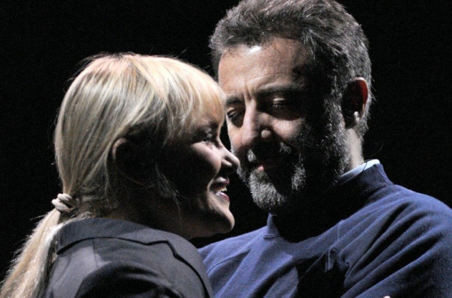 Luca Barbareschi e Chiara Noschese Luca Barbareschi e Chiara Noschese