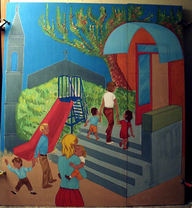 Nuovi panneli alla scuola Giardino dei sogni Nuovi panneli alla scuola Giardino dei sogni